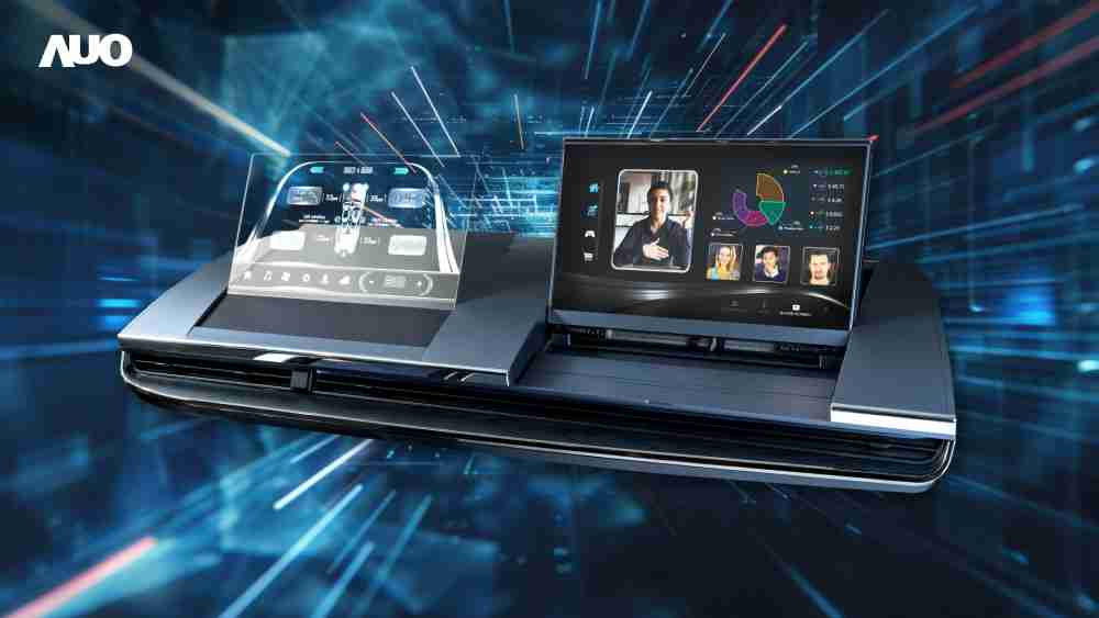 CG电子Micro LED Display HMI解决方案打造透明Micro LED前座仪表，，呈现信息并保留驾驶视野开阔；亦为副驾驶座乘客打造收放自如的Micro LED屏幕，，，，在不影响显示质量的前提于显示区内建镜头，，，让用户能与视讯对象直接眼神接触，，提供绝佳的双向沟通体验