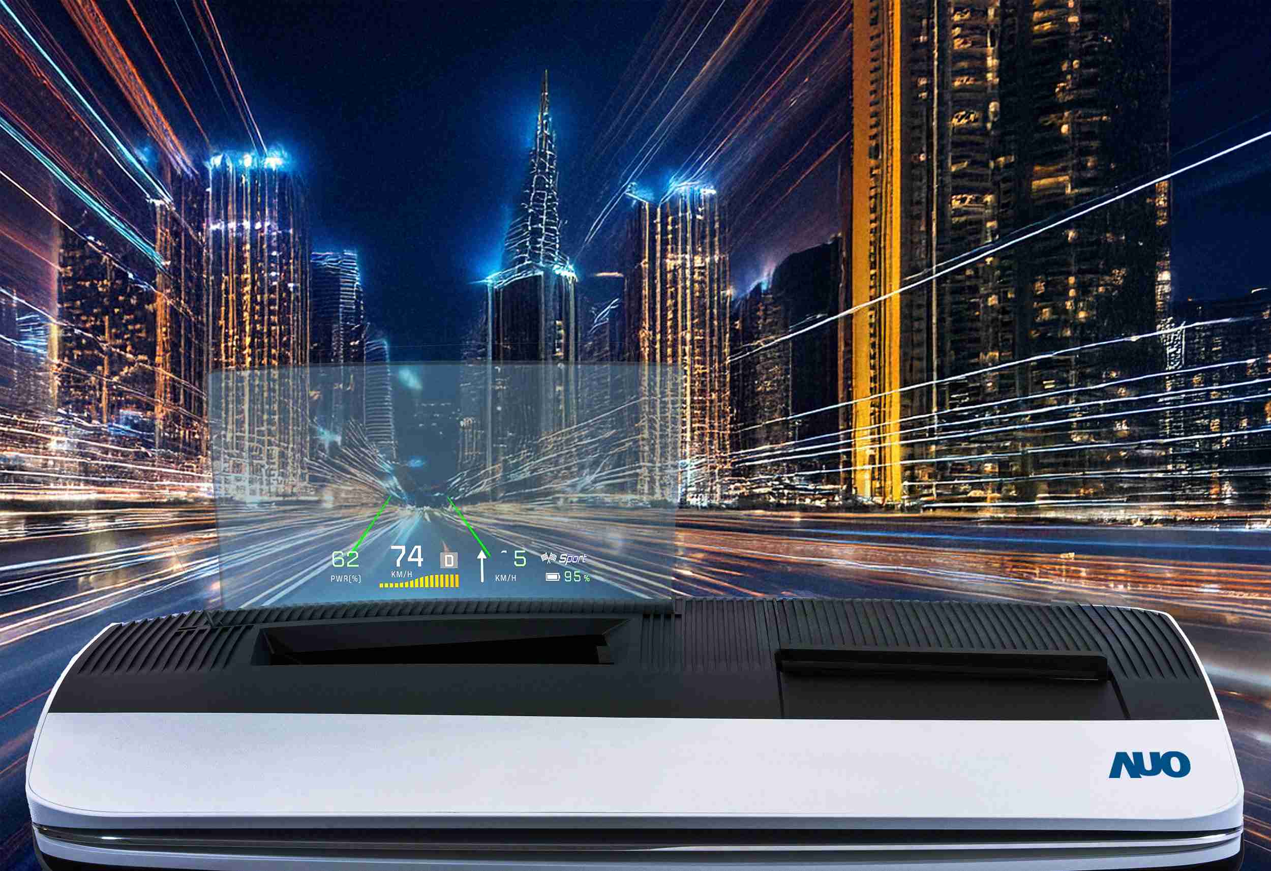 CG电子推出13吋Micro LED抬头显示器，，提供高入眼亮度、、、、高色彩饱和度的显示质量，，，在阳光下或黑暗中都清晰可见，，，，并利用Micro LED模块体积小的优势，，解决车用空间有限的痛点